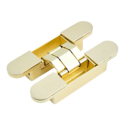 Петля скрытого монтажа с 3D регулировкой G01A-BRUSED GOLD, золото Петля скрытого монтажа с 3D регулировкой G01A-BRUSED GOLD, золото