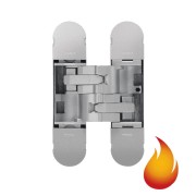 Петля скрытого монтажа с 3D регулировкой 1230, Матовое серебро