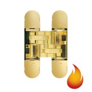 Петля скрытого монтажа с 3D регулировкой 1230, Латунь полированная
